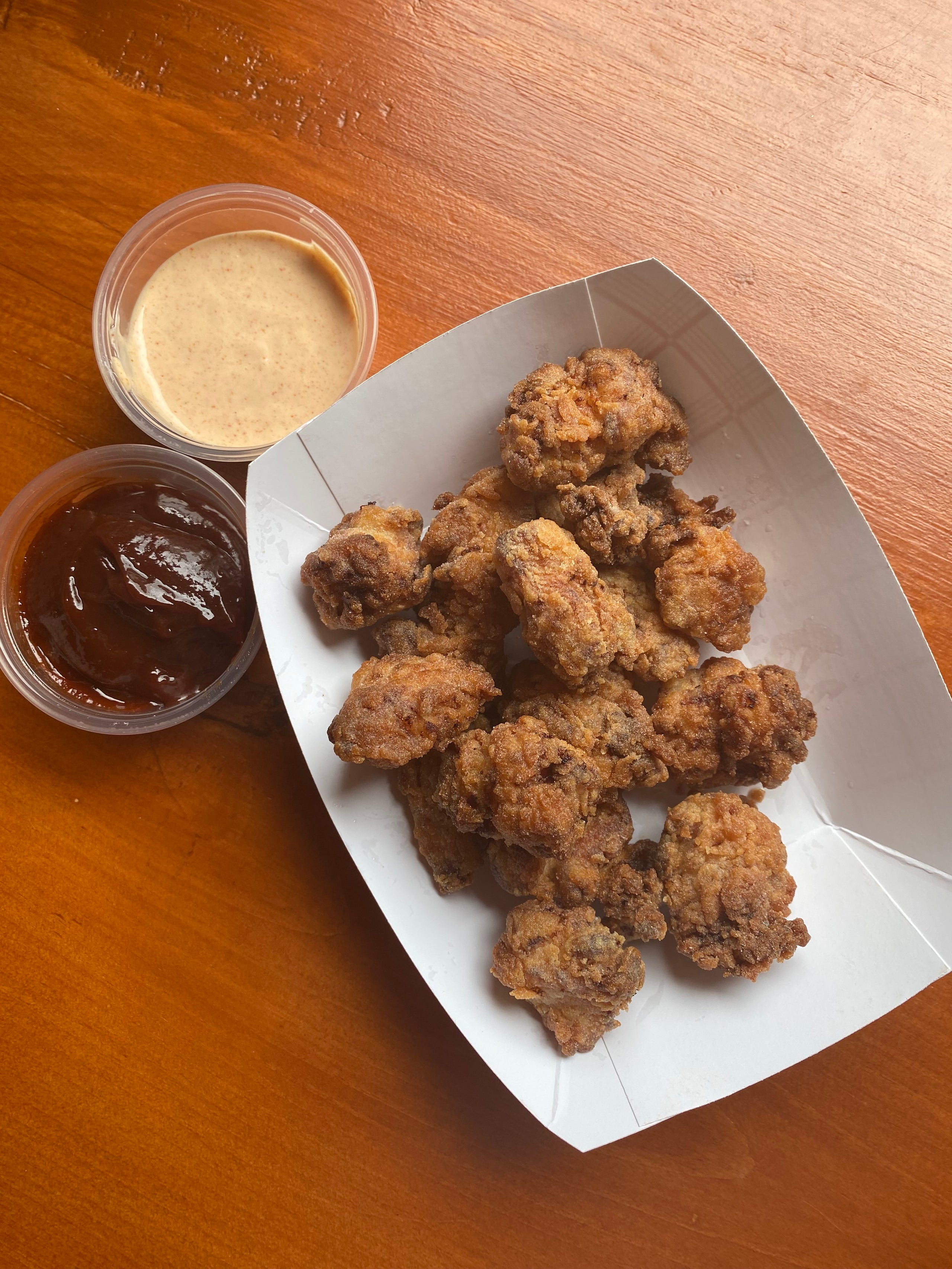 Popcorn Chicken Okie Dokie Donuts