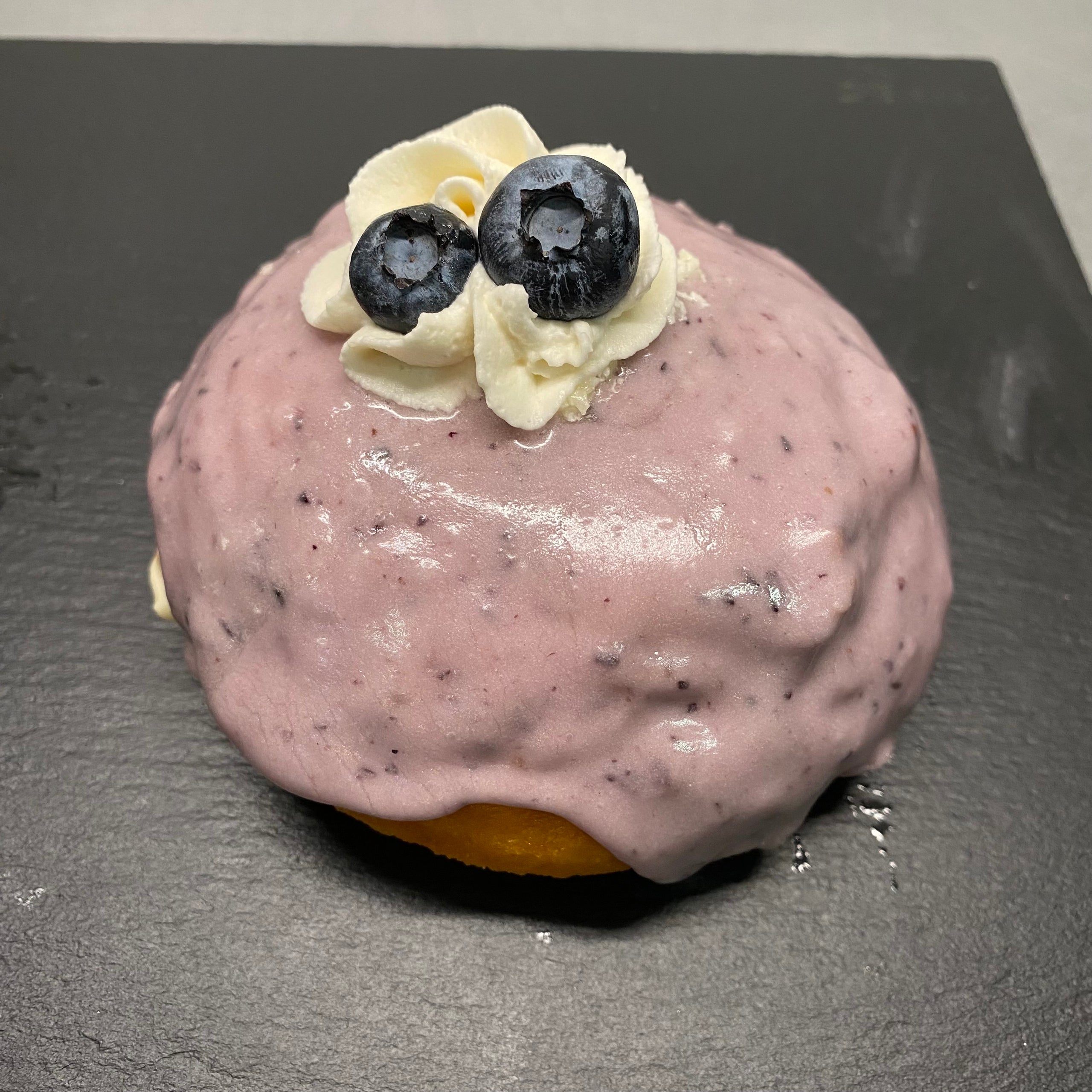 Blueberry Vanilla Okie Dokie Donuts