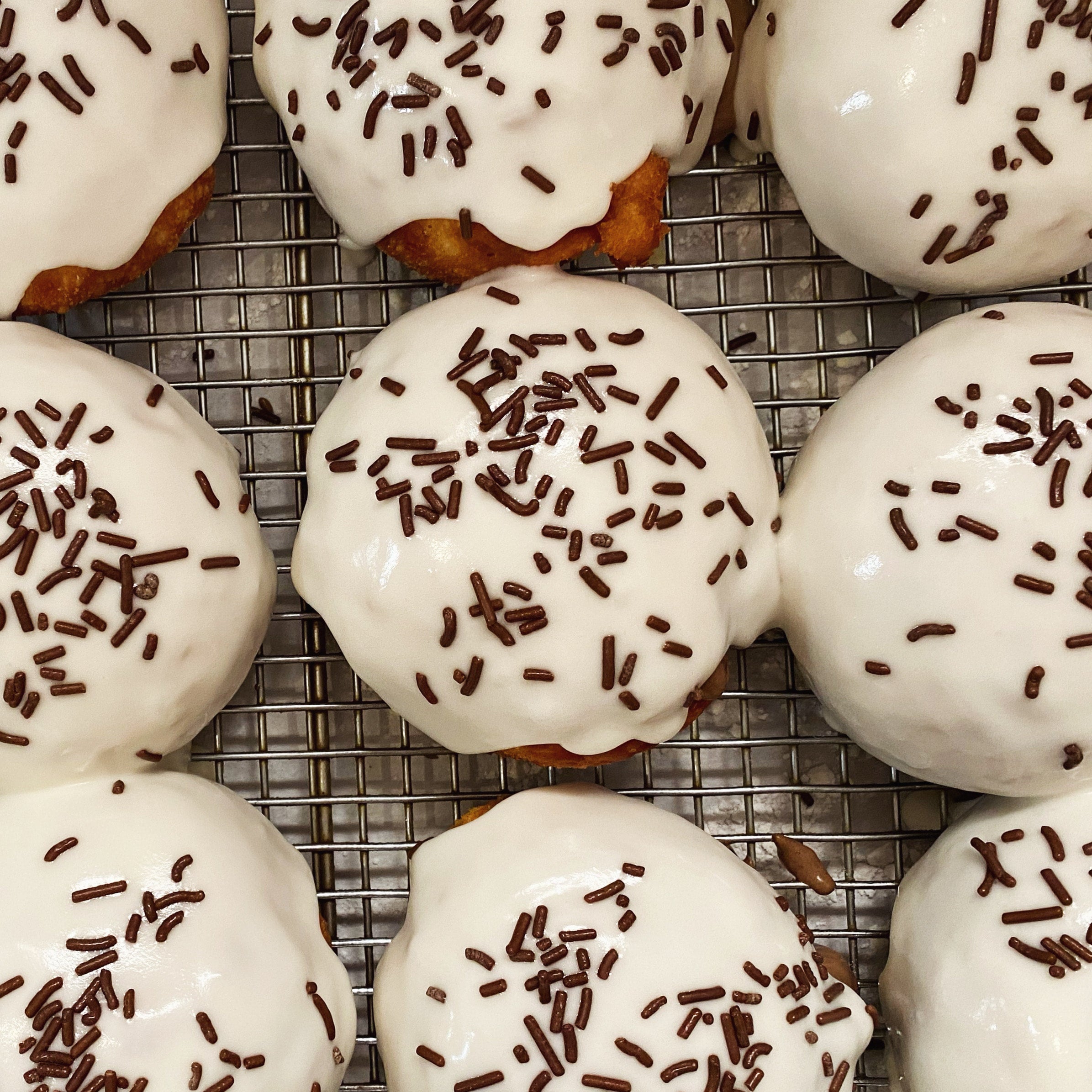 Chocolate Cream Okie Dokie Donuts