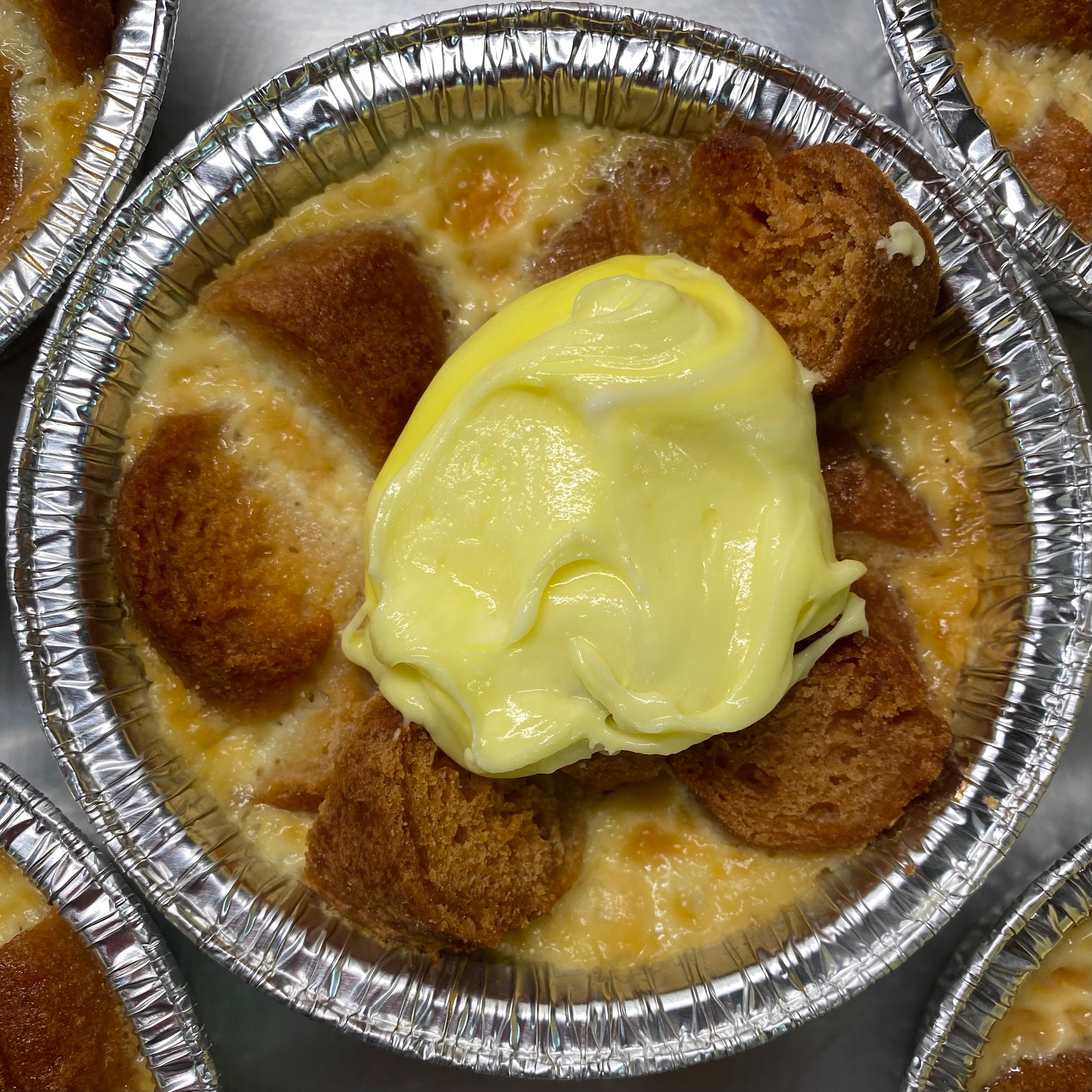 Strawberry Lemon Donut Pudding Okie Dokie Donuts